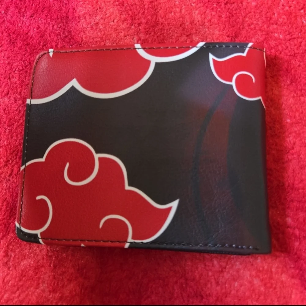 New Naruto itachi akatsuki anime manga leather wallet